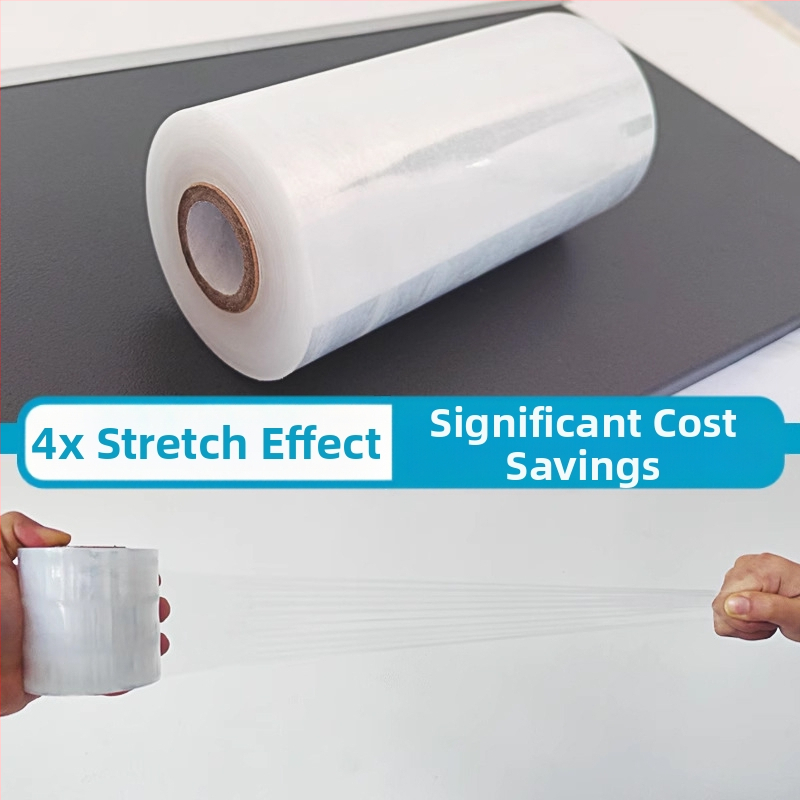 PE стреч филм за опаковки; материал PE; предназначение – опаковане; обработка и персонализация налични