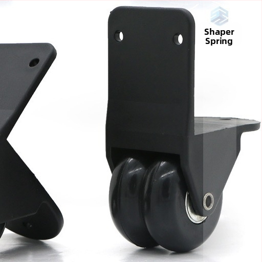 Shaper D026 пластмасови насочени колела за аксесоари за багаж – PVC сърцевина, колела с прав ъгъл