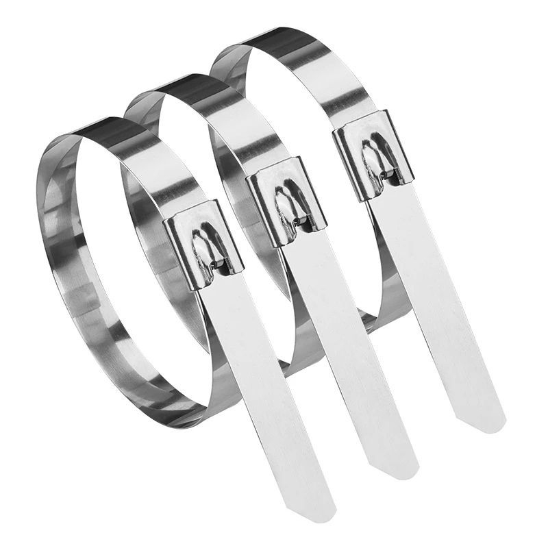 Polipropileno kabelių dirželiai su savarankišku užraktu, 50 vnt.