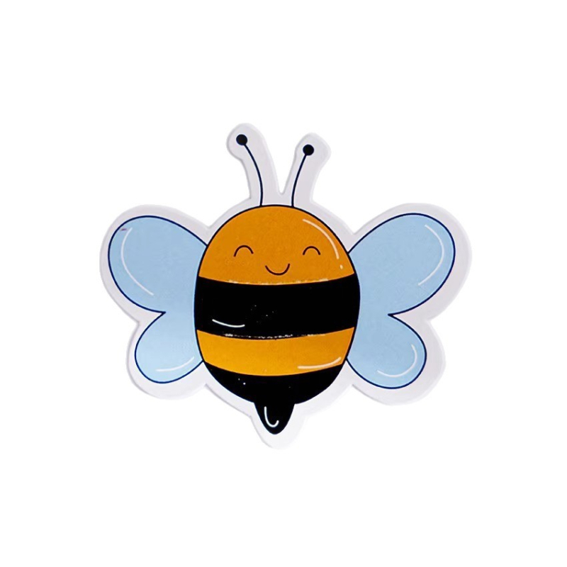 Декоративни хартиени карти за близалки във форма на пчела, 50 броя, подаръчна опаковка, хартия и картон