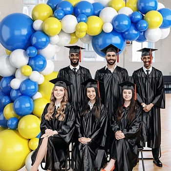 Латексни балони-орнаменти за гирлянд, комплект, кръгли балони, без лого