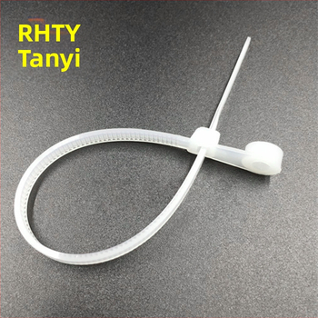 Savęs užrakinama kabelio juosta iš nailono 66, traukos jėga 15-18 kg, diapazonas 3-32 mm, -20°C iki 80°C, degimo klasė 94V-2