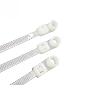 Savęs užrakinama kabelio juosta iš nailono 66, traukos jėga 15-18 kg, diapazonas 3-32 mm, -20°C iki 80°C, degimo klasė 94V-2