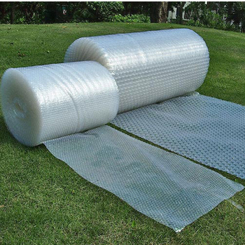 Burbulinė plėvelė oro pagalvėms – Maži burbulai, smūgiams atspari apsauga, skersmuo Φ6mm/φ10mm/φ10-28mm, aukštis 3–5mm, tankis pritaikomas