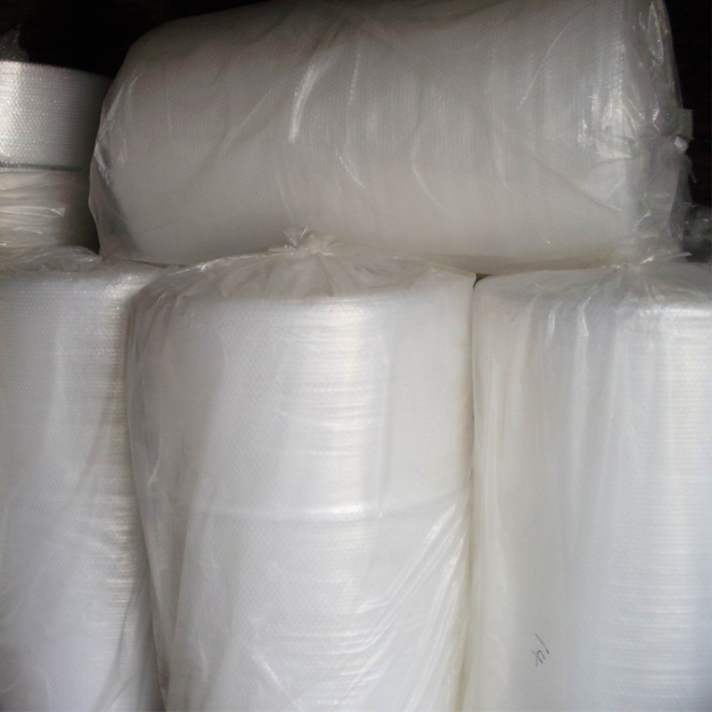 Burbulinė plėvelė oro pagalvėms – Maži burbulai, smūgiams atspari apsauga, skersmuo Φ6mm/φ10mm/φ10-28mm, aukštis 3–5mm, tankis pritaikomas