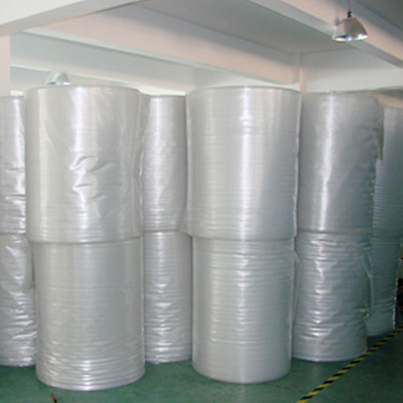 Burbulinė plėvelė oro pagalvėms – Maži burbulai, smūgiams atspari apsauga, skersmuo Φ6mm/φ10mm/φ10-28mm, aukštis 3–5mm, tankis pritaikomas