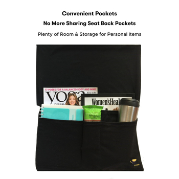 Wangxuan Οργανωτής τραπεζιού φαγητού για αεροπλάνο, μακρύς πολυεστερικός οργανωτής αποθήκευσης