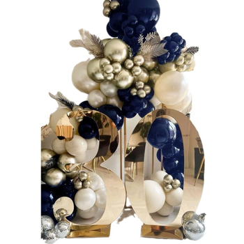 Dviejų sluoksnių balionų rinkinys atidarymo, jubiliejų, vakarėlių, gimtadienių ir vestuvių dekoracijoms; latekso dekoratyviniai balionai, apvali forma, logotipo spausdinimas įmanomas, svoris 400 g