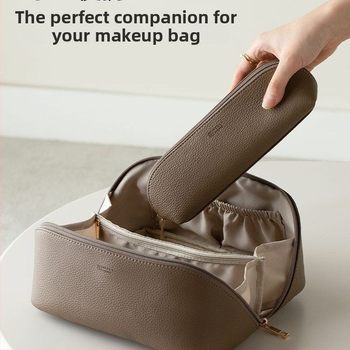 Τσαντάκι ταξιδιού για καλλυντικά με αποθήκευση πινέλων μακιγιάζ, PVC κυβικής μορφής, ιαπωνικό στυλ