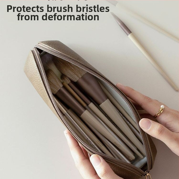 Τσαντάκι ταξιδιού για καλλυντικά με αποθήκευση πινέλων μακιγιάζ, PVC κυβικής μορφής, ιαπωνικό στυλ