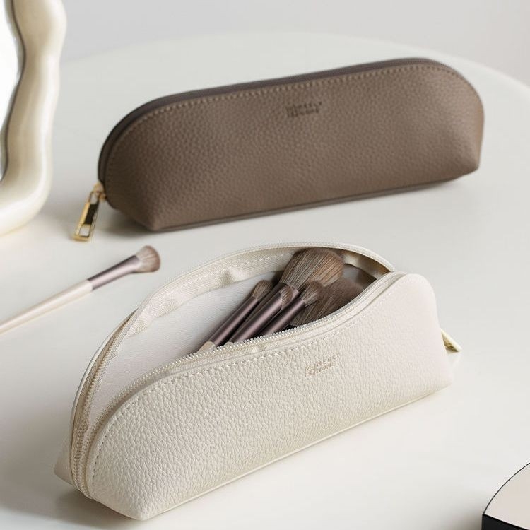 Kelioninis kosmetinės krepšys su PVC kubo formos, makiažo šepetėlių ir kosmetikos saugojimui, japonų stilius