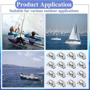 Twist Lock Fastener Turn Button Eyelet Stud, 90° Wrapping Angle, за монтаж върху платно и ъгли на куфари