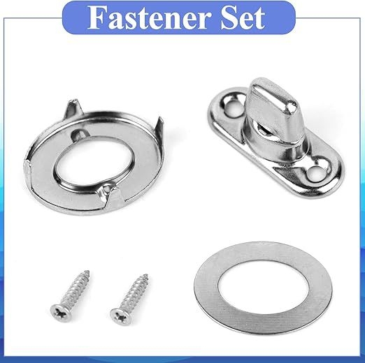 Twist Lock Fastener Turn Button Eyelet Stud, 90° Wrapping Angle, за монтаж върху платно и ъгли на куфари