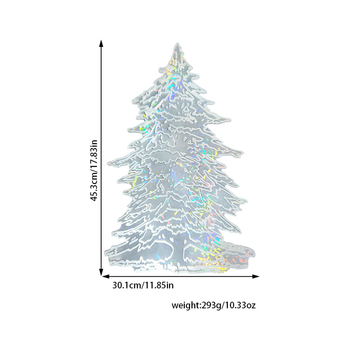 Φόρμα σιλικόνης εποξειδικής για χριστουγεννιάτικο δέντρο — διακόσμηση τοίχου, μη κανονικού σχήματος, συσκευασία OPP, λανσαρισμένη το 2024