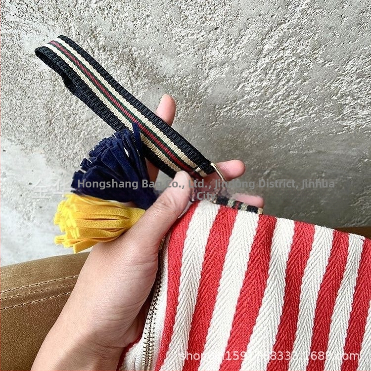 Kanvasový clutch pre ženy – každodenné použitie, mestský jednoduchý štýl, materiál: plátno