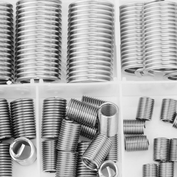 55 бр. в кутия: M3–M12 резбовани втулки DIN6901, 304 неръждаема стомана, THKS