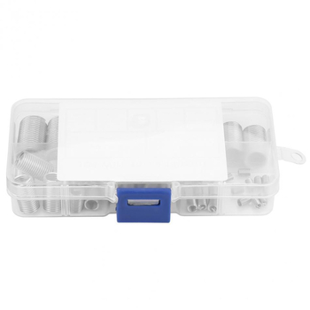 55 бр. в кутия: M3–M12 резбовани втулки DIN6901, 304 неръждаема стомана, THKS