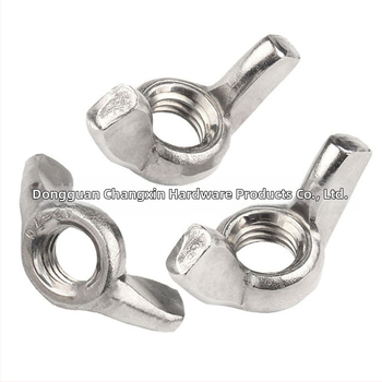 Гайка-крило от 304 неръждаема стомана, гладка повърхност, Changxin GB62 A2-70