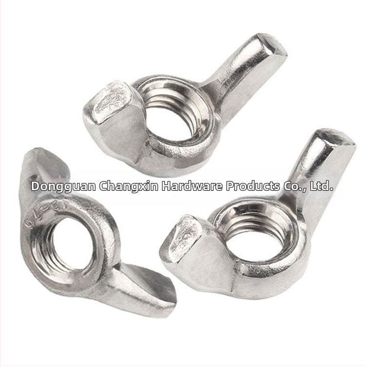 Гайка-крило от 304 неръждаема стомана, гладка повърхност, Changxin GB62 A2-70