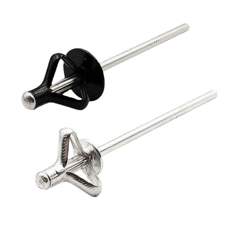 Ривет, 3-зъбен, изцяло алуминиев, сгъваем mandrel, лаково покритие — GB/T 12618.5-2006, Xinti