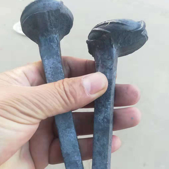 Железопътен пирон за въглищни мини, индустриални железопътни аксесоари, ръчна спирална механика, ръчно ковани монтажни елементи (Модел: 8×80; Стандарт: 2000; Марка: All directions; Повърхност: Other)