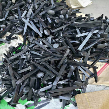 Железопътен пирон за въглищни мини, индустриални железопътни аксесоари, ръчна спирална механика, ръчно ковани монтажни елементи (Модел: 8×80; Стандарт: 2000; Марка: All directions; Повърхност: Other)