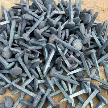 Железопътен пирон за въглищни мини, индустриални железопътни аксесоари, ръчна спирална механика, ръчно ковани монтажни елементи (Модел: 8×80; Стандарт: 2000; Марка: All directions; Повърхност: Other)