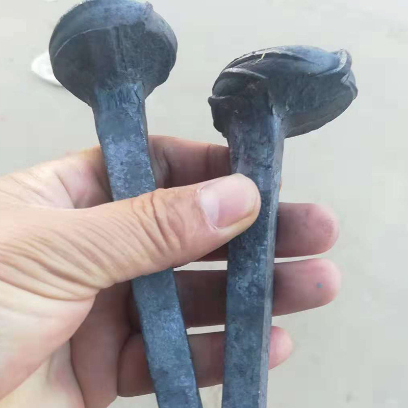 Железопътен пирон за въглищни мини, индустриални железопътни аксесоари, ръчна спирална механика, ръчно ковани монтажни елементи (Модел: 8×80; Стандарт: 2000; Марка: All directions; Повърхност: Other)