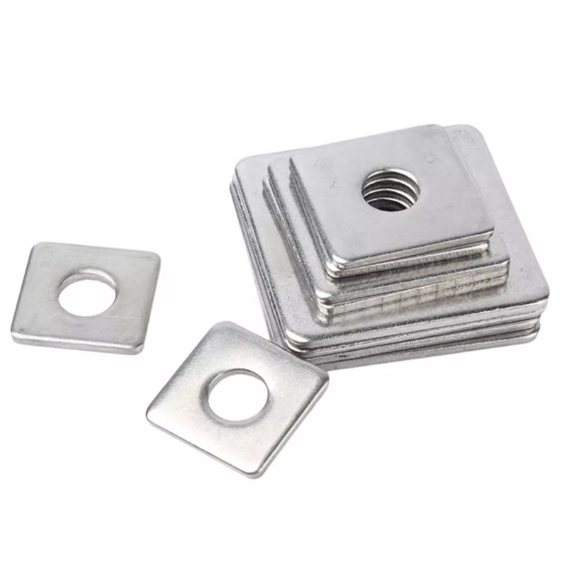 Комплект квадратни уплътнения от 304 неръждаема стомана, 107 бр, опаковани в кутия, GB97/DIN125