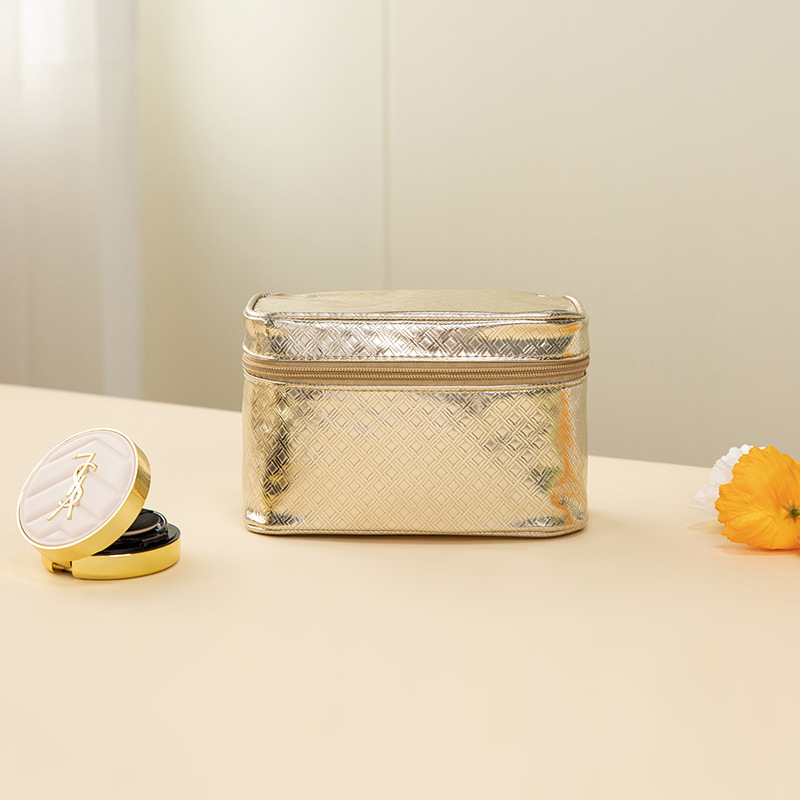 Átlátszó PVC sminktáska, száraz-nedves elkülönítéssel, hordozható, nagy kapacitású