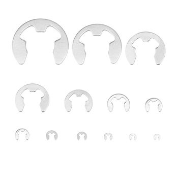 Δαχτυλίδι στερέωσης σχήματος Ε – ανοξείδωτο ατσάλι 304, 515 τεμάχια σε κουτί, μοντέλο 000851, για μηχανολογικό εξοπλισμό