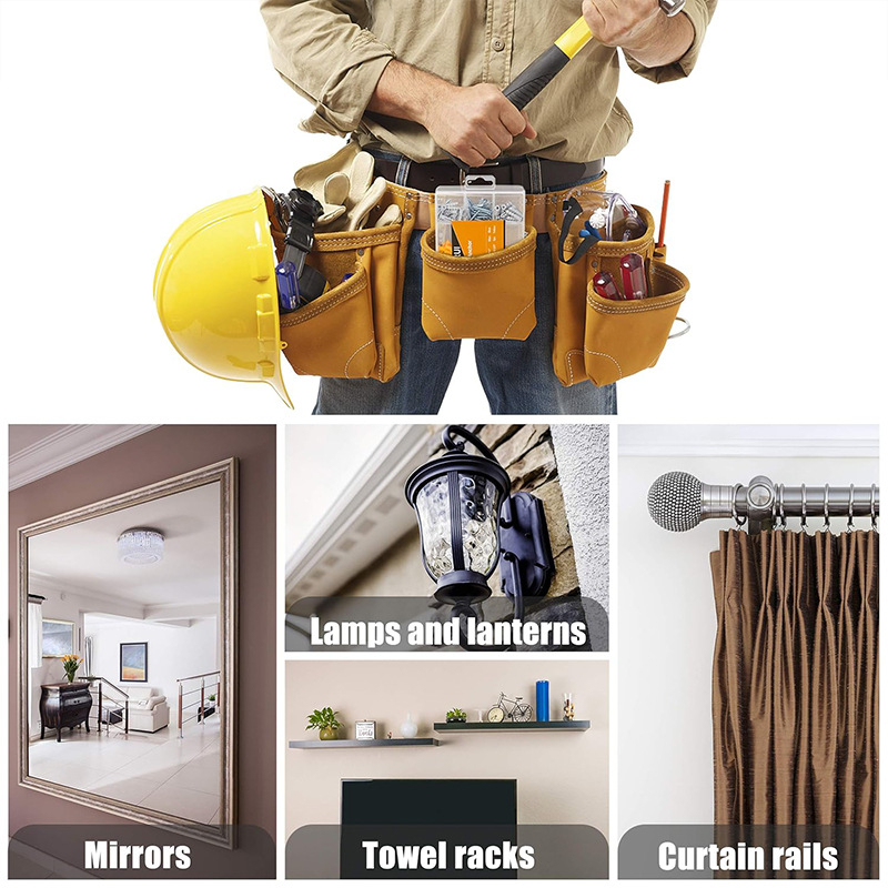 Комплект разширяващи винтове със гумени пробки, карбонова стомана, 270 бр, кутия - Fubao