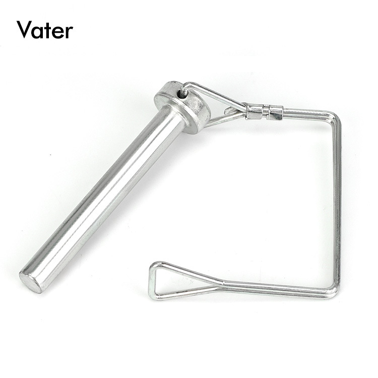 Vater D-тип квадратен щифт от неръждаема стомана, безопасен щифт за индустриална техника, електроплакирано покритие