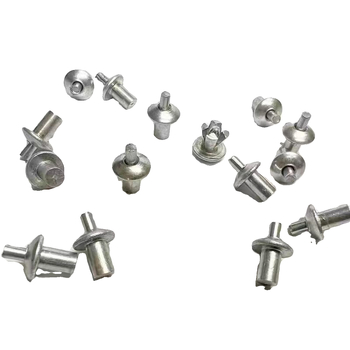 Aluminijske nitu s udubljenom glavom i polukružnom glavom, vučene nitu, promjer 6,4