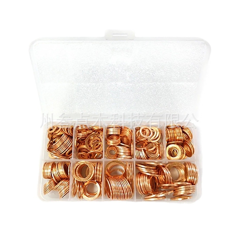 Фиксиран уплътнител FS060051 за автомобили, меден уплътнител, висока температура, минимална поръчка 120 бр