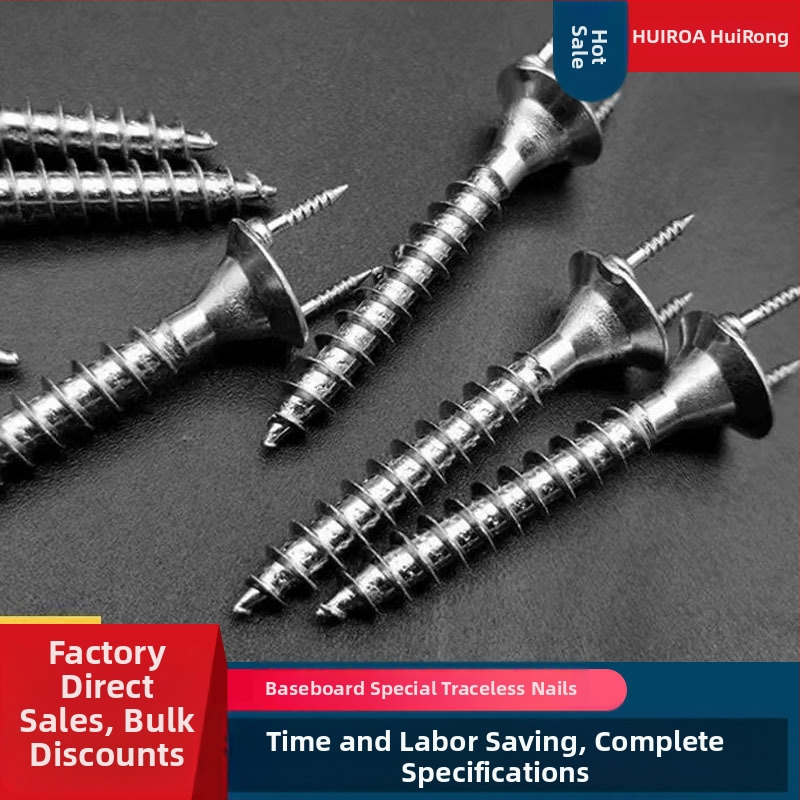 Dvostruko glavne čavle s oblikom ovčjeg roga za furnir od drveta i lajsne — bez tragova, galvanizirano ugljično čelik, Klasa A