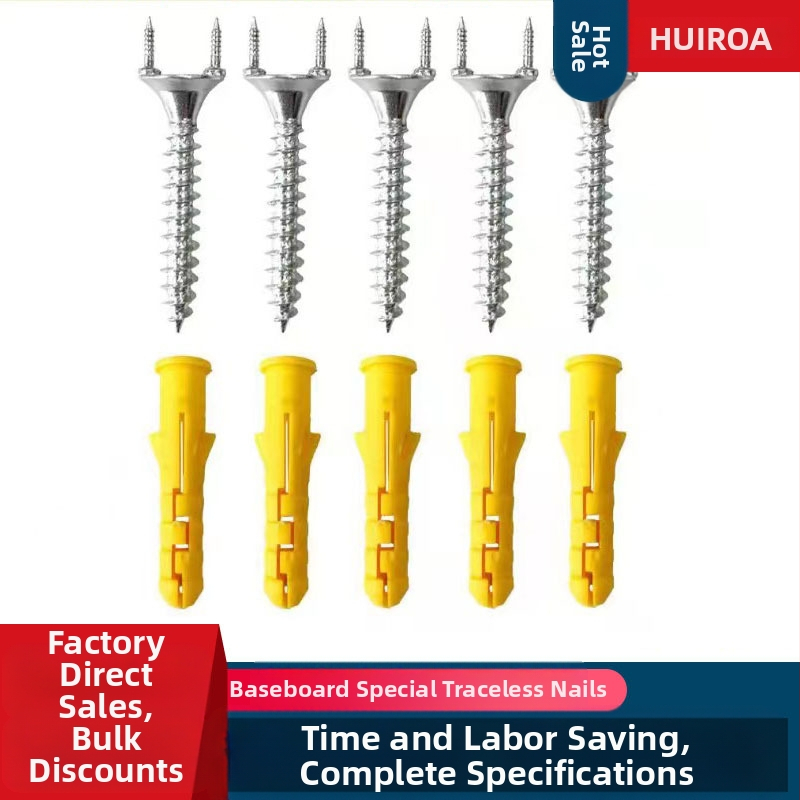 Двуглавни гвоздеи с форма на овчи рог за дървен фурнир и первази — без видими следи, галванизирана обикновена въглеродна стомана, клас А