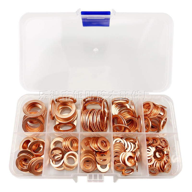 Медна уплътнителна шайба за автомобилна употреба — устойчива на корозия, висока температура и високо налягане, метално уплътнение