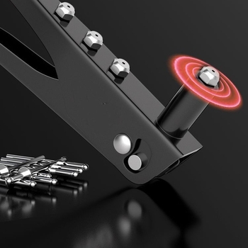 Ръчна риветна пушка, стоманена конструкция, за слепи заковавки и панти за баня