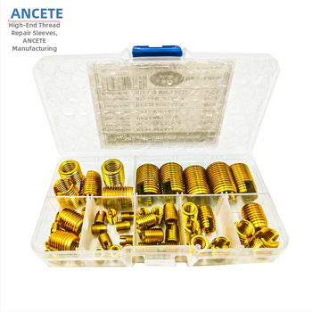 Vijčane čahure za samorezni 302 tip karbonskog čelika, set za popravak navoja, 50 kom., kombinirani paket