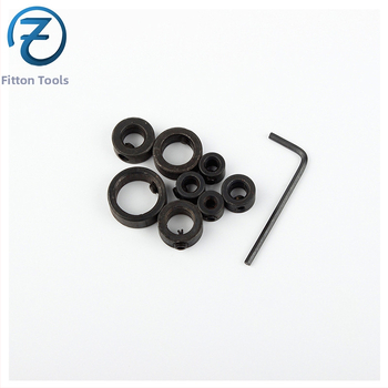 Ограничителен пръстен за свредло със малък ключ — позиционираща щипка за дървообработване; материал: стомана 45; подходящ за машинни ремонти, домашна употреба и дървообработващи DIY проекти