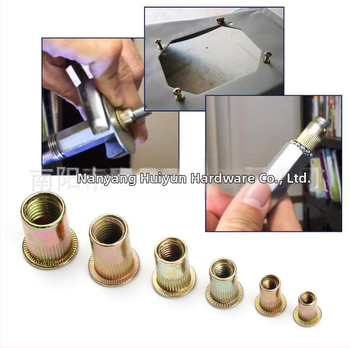 Ривнитни гайки, въглеродна стомана, поцинковани, GB17880, Клас А