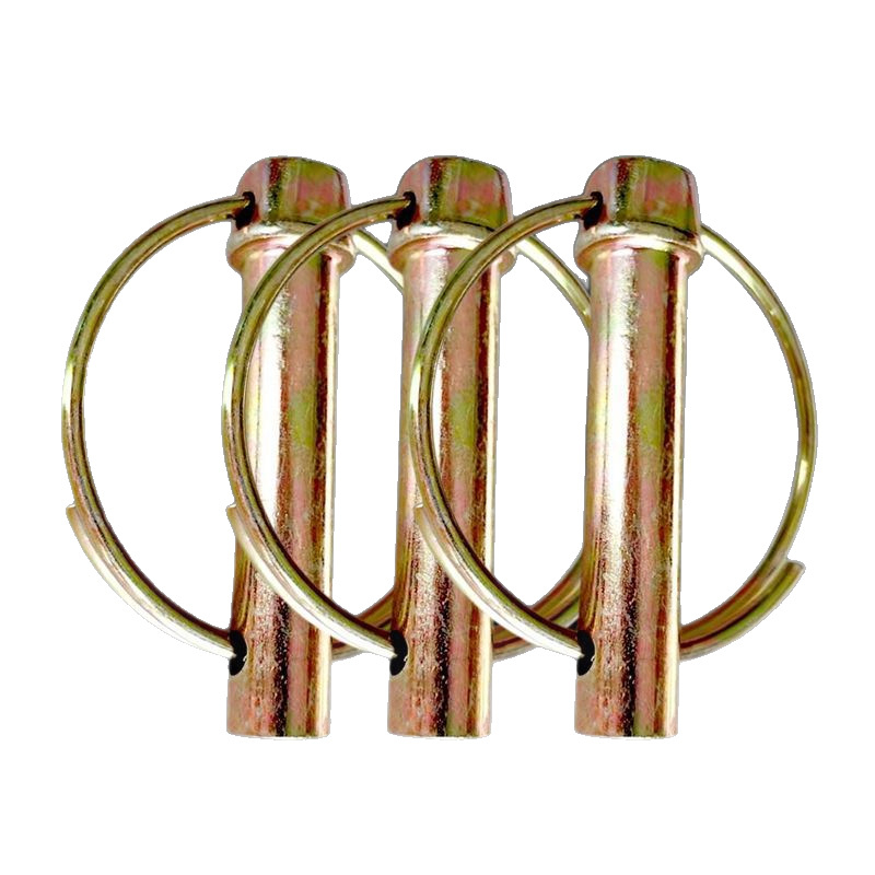 Тракторен заключващ щифт за окачване, кръгъл пружинен щифт, защитен против загубване; марка: Други; стандартен номер: —; повърхностна обработка: Без.