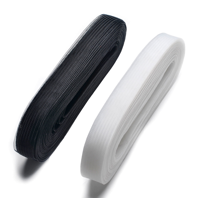 Ελαστικός ιμάντας από πλέγμα - πολυεστέρας, για ρούχα και οικιακά υφάσματα