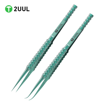 2UUL Πινσέτες επισκευής κινητών από κράμα τιτάνιου – αιχμηρή άκρη, ευθεία ή καμπύλη άκρη, χειροποίητα γυαλισμένες, εξαιρετικά σκληρές