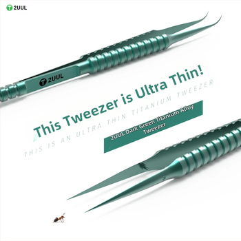 2UUL Πινσέτες επισκευής κινητών από κράμα τιτάνιου – αιχμηρή άκρη, ευθεία ή καμπύλη άκρη, χειροποίητα γυαλισμένες, εξαιρετικά σκληρές