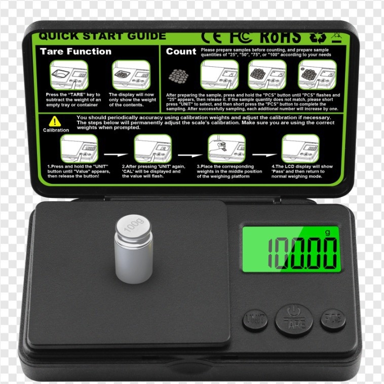 CX-555 Ékszerzseb mérleg, 1000 g kapacitás, akkumulátoros működés, Shenzhenben készült