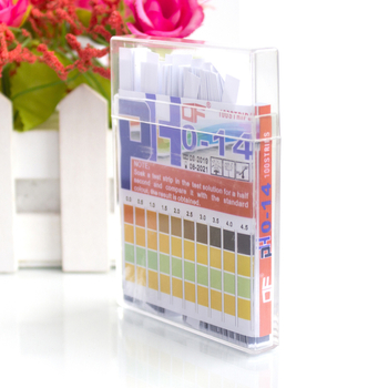 pH 0–14 οξύ-βάσης τεστ λωρίδα χαρτιού, ανάλυση 0,5 pH, διάρκεια ζωής 3 χρόνια