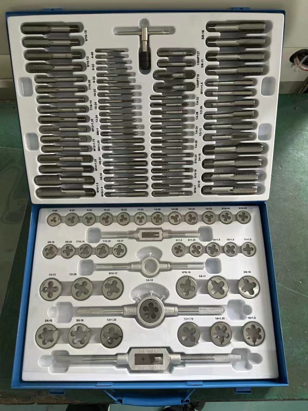 Tap and Die Set – Hand Taps and Dies, 12-Piece, Thread Tapping Tools