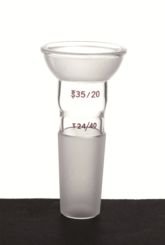 Ball-Bowl zamjenjivi spoj sa standardnim zemljnim spojem — staklo, Synthware, Premium